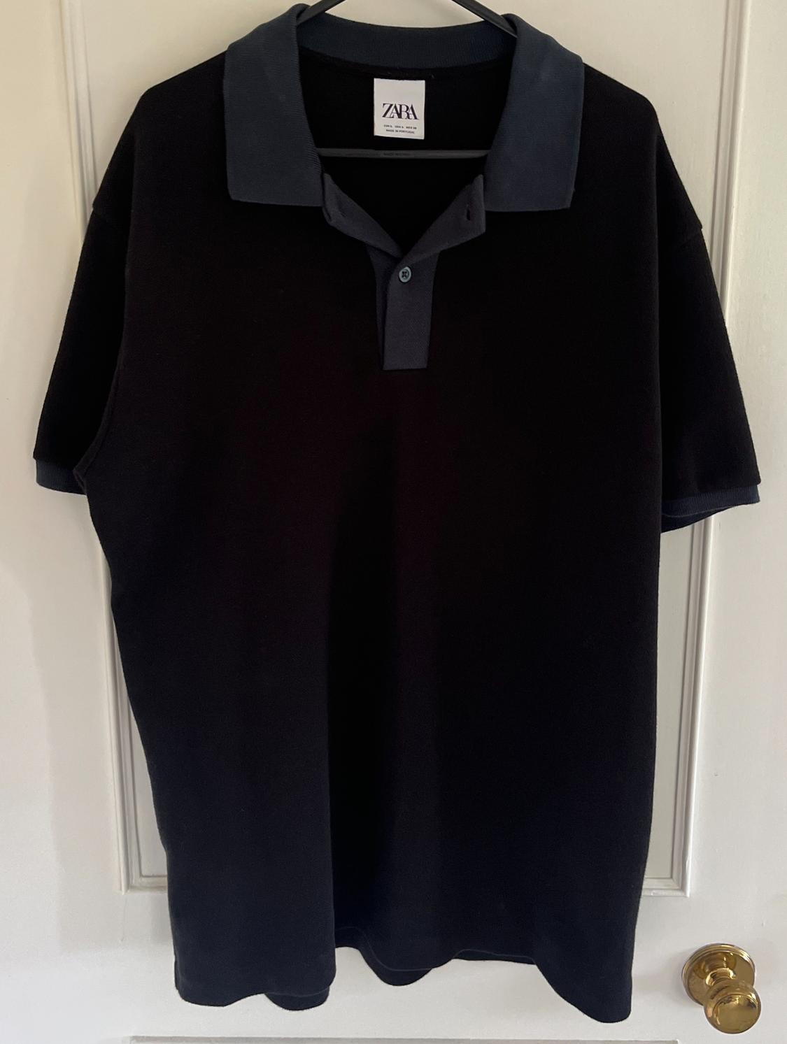 CONTRAST TEXTURED POLO SHIRT