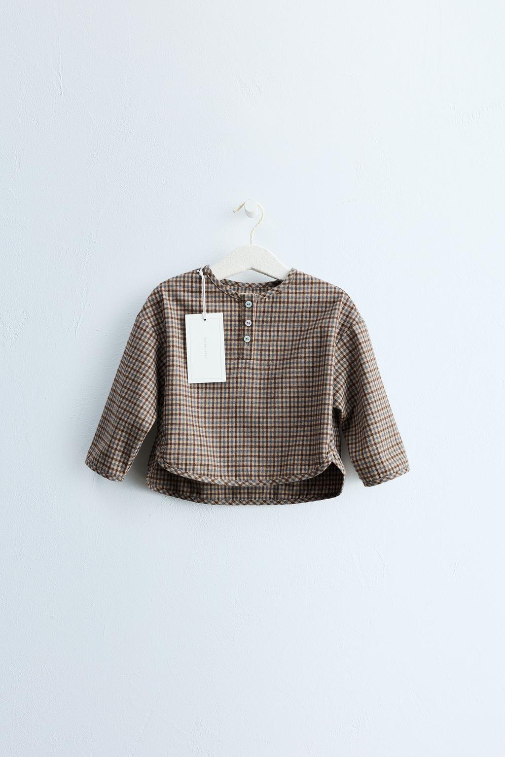 ZARA TIMELESS - CHECK PRINT TOP
