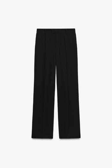 بنطلون مستقيم ZW COLLECTION - أسود الخاص بـ Zara