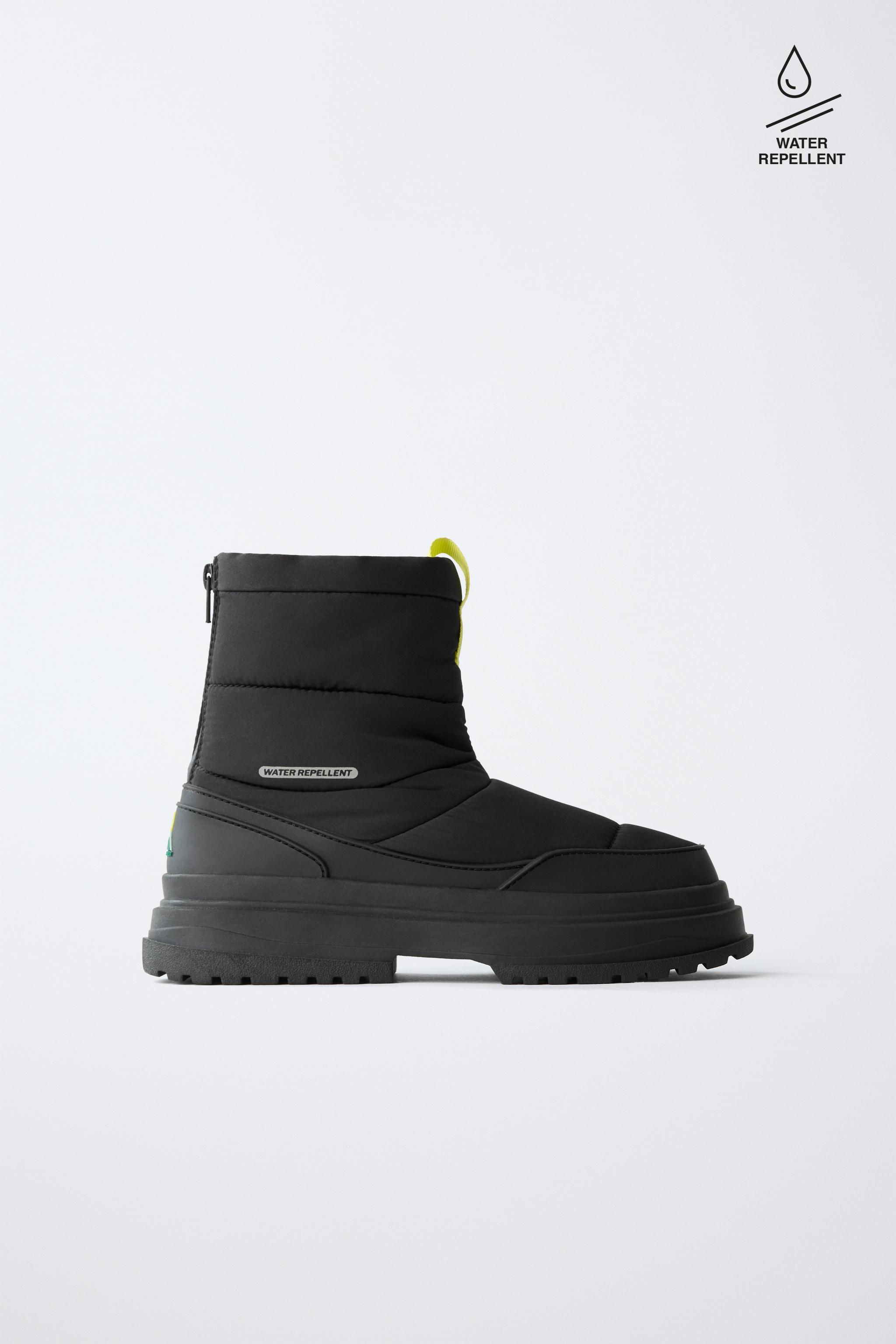 WATER REPELLENT BOOTS - Black | ZARA United States
