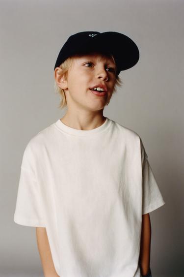Zara PLAIN MEDIUM WEIGHT T-SHIRT - White