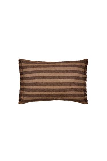 Zaras RANDIGT KUDDFODRAL - Rosa fluor