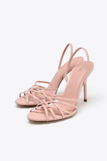 STRAPPY SANDALS - Pink by Zara - Image 3