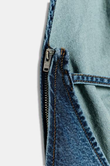 Z1975 HALTER DENIM JUMPSUIT WITH BELT - Blue by Zara - Image 4