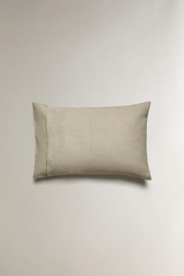 HOUSSE DE COUSSIN UNIE - Vert clair de Zara - Image 3