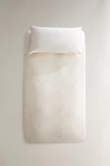 CHILDREN'S CONSTELLATION DUVET COVER - Oyster-white by Zara