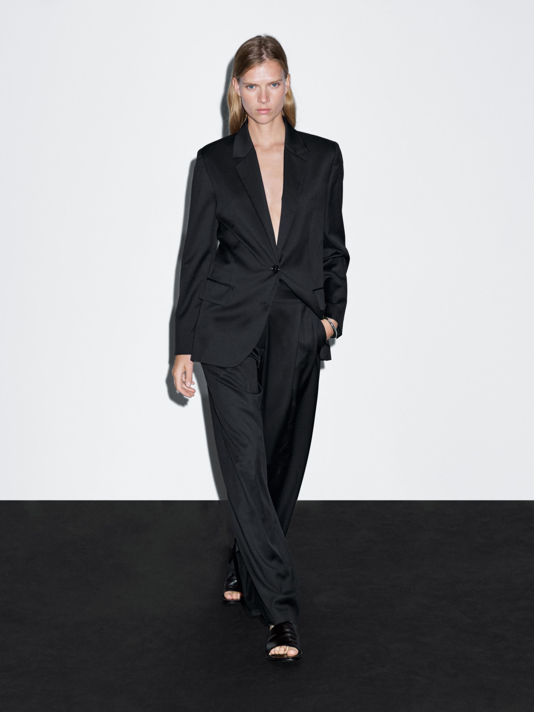 Blazer à deux boutons 100 % extra-fin