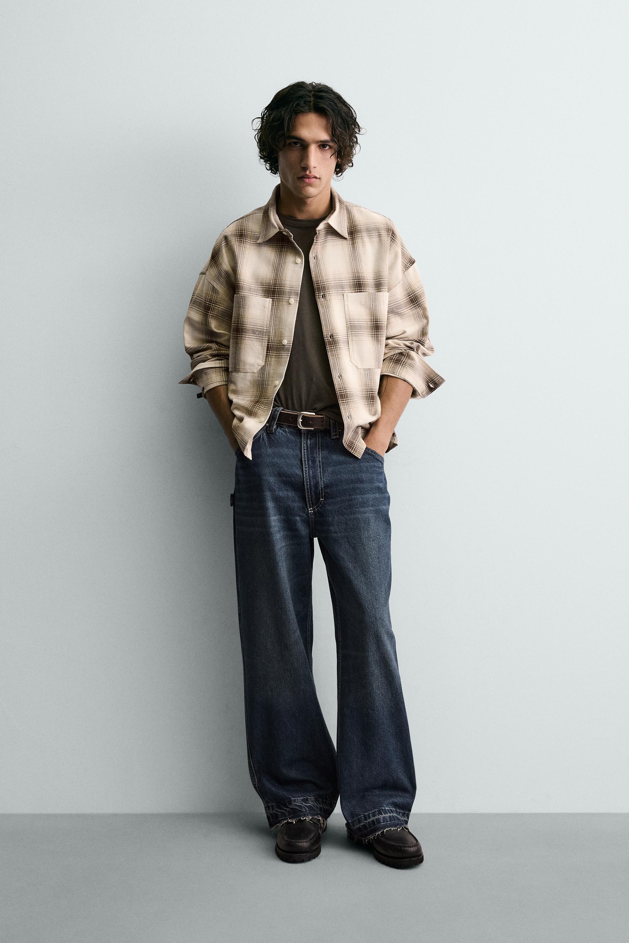 CHEMISE STRUCTURÉE À CARREAUX