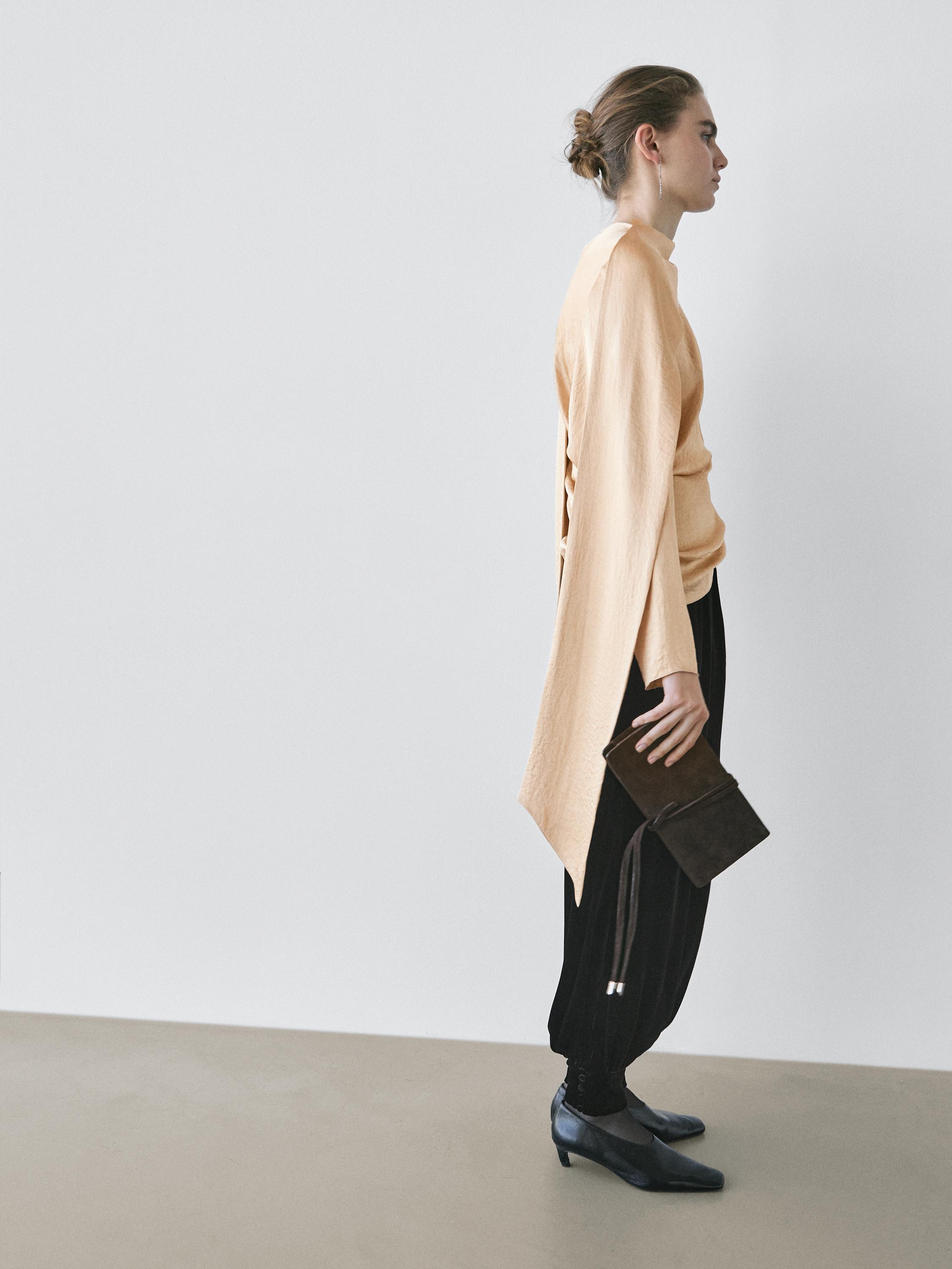 Velvet sarouel trousers - STUDIO