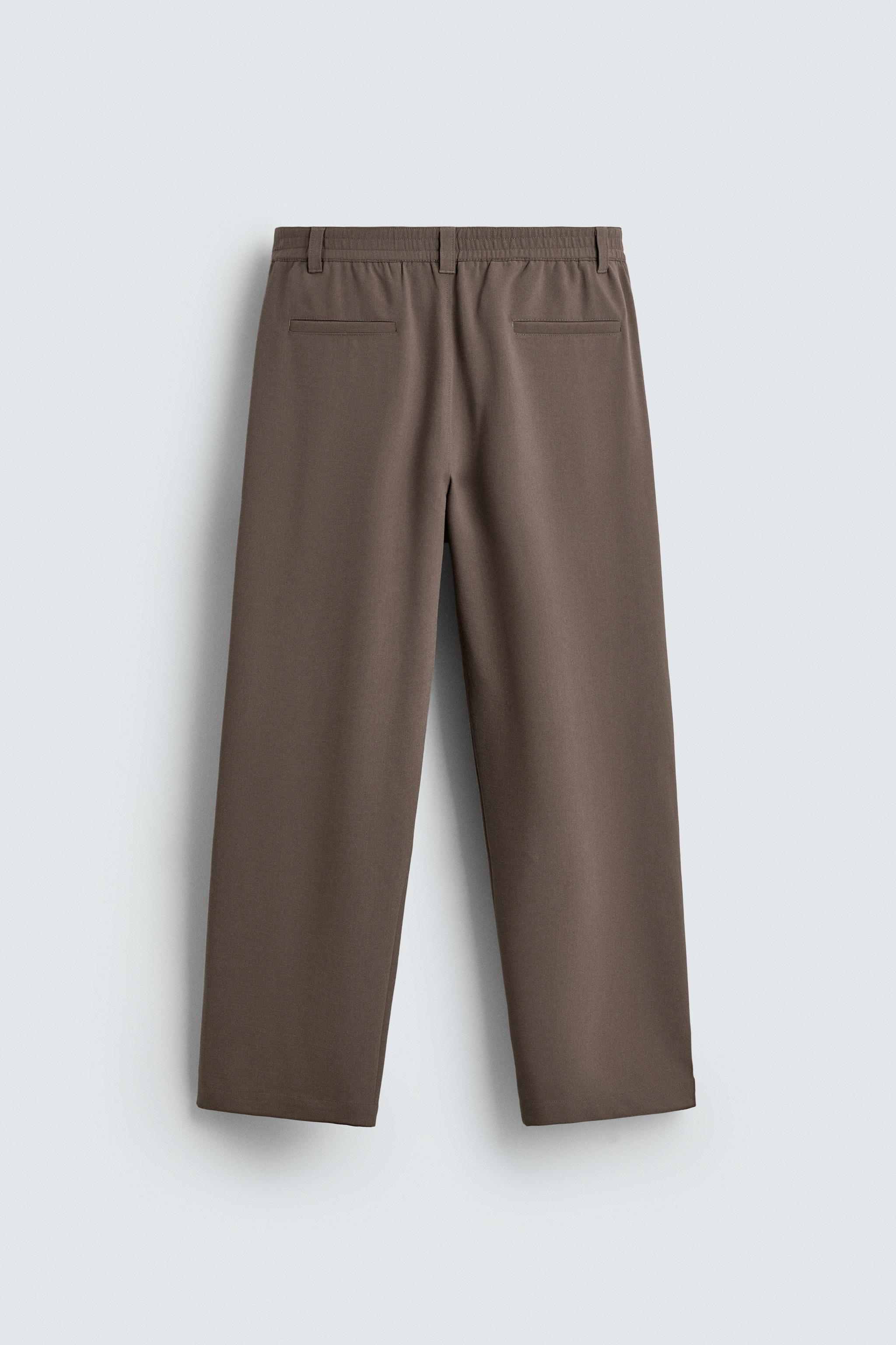 PANTALON PLIS COUPE DÉCONTRACTÉE