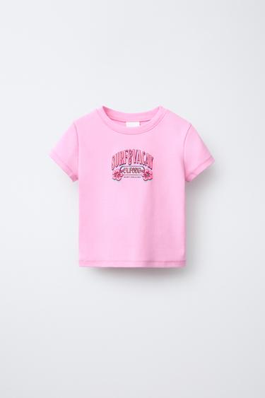 CAMISETA SURF - Rosa da Zara