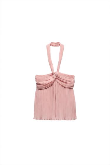 PLEATED KNOT TOP