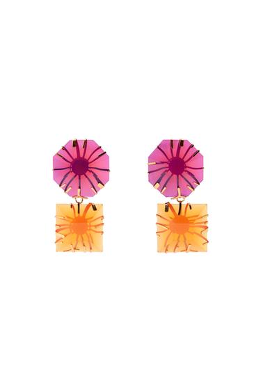 SOLID COLOR RESIN EARRINGS