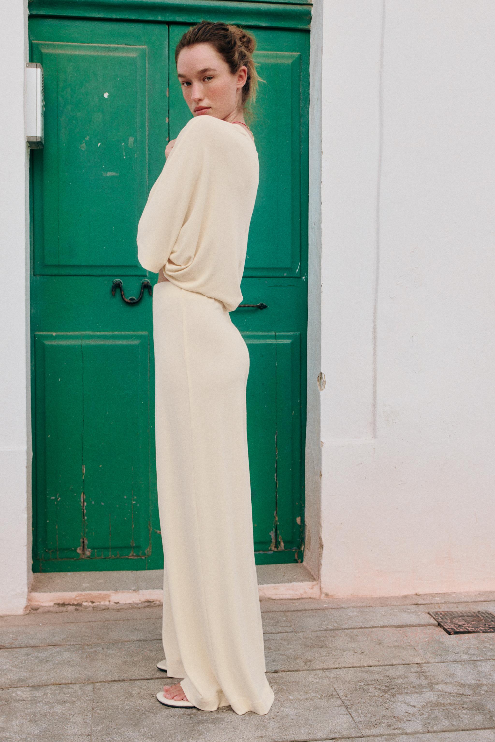 FLOWY PALAZZO PANTS — Butter