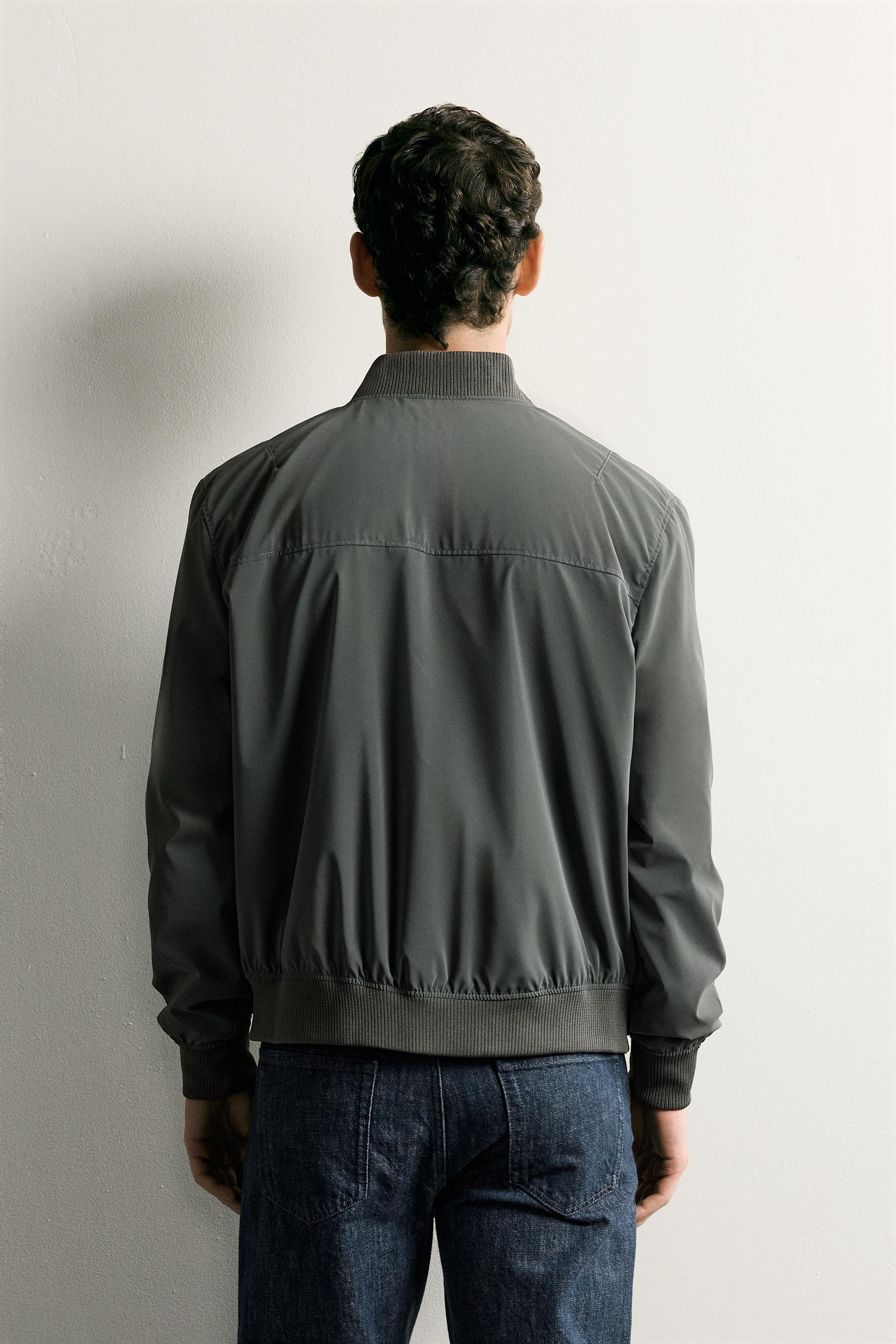 Мужские куртки Zara TECHNICAL BOMBER JACKET — фото 3