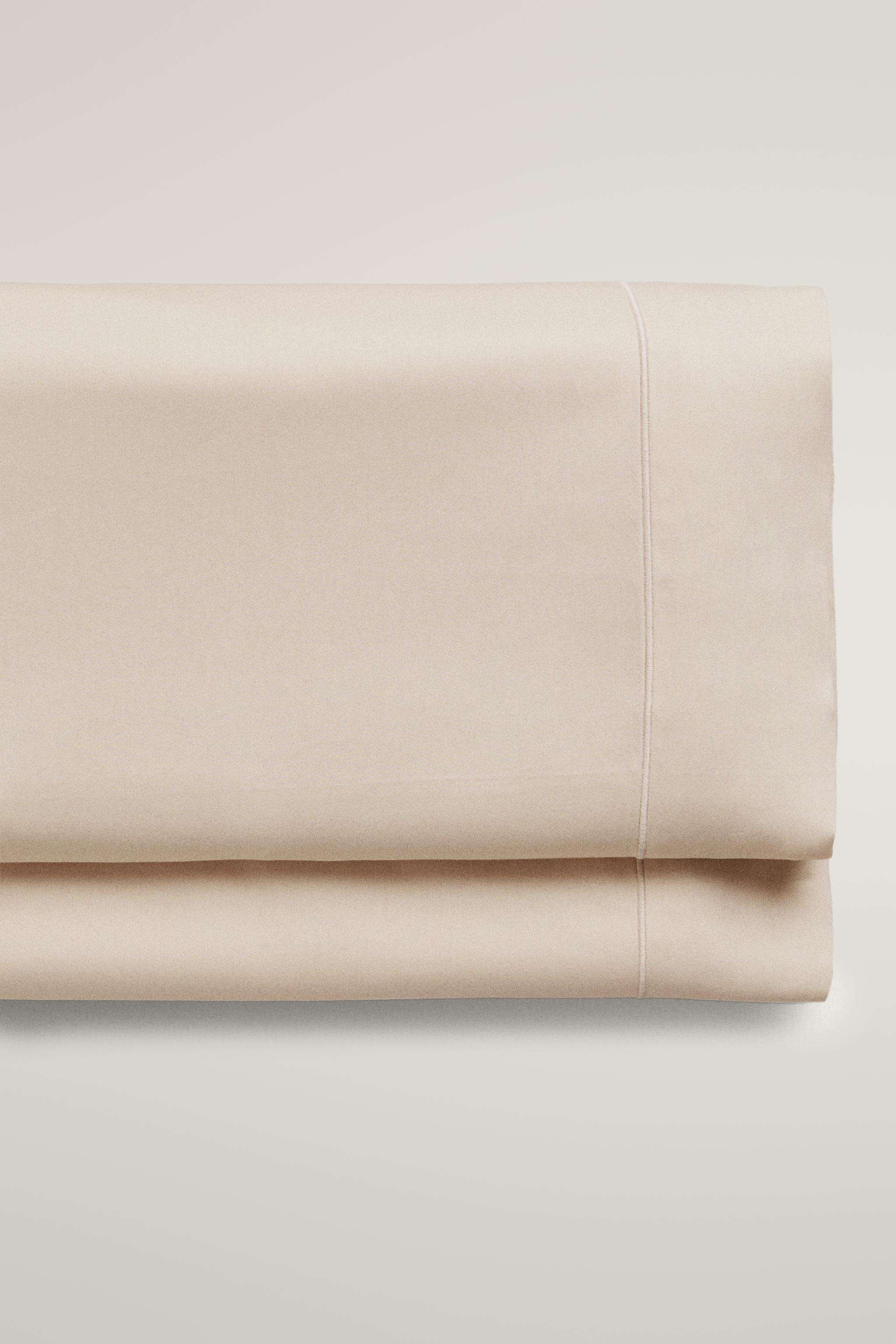 SATEEN FLAT SHEET WITH TRIM (300 THREAD COUNT)