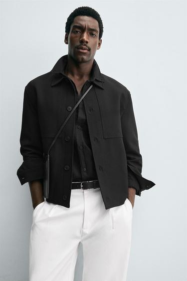 SURCHEMISE COUPE BOXY - Noir de Zara - Image 5