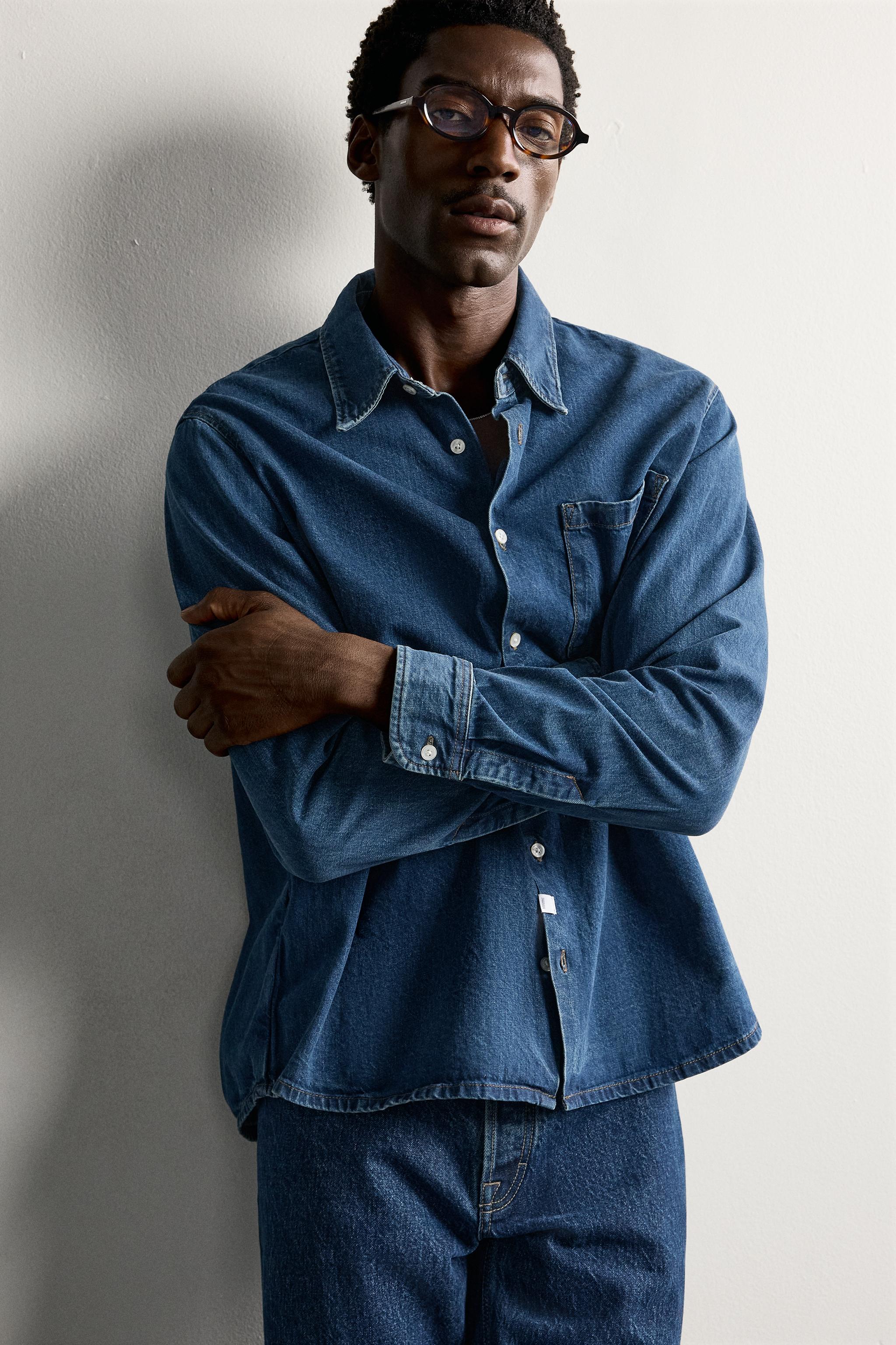 REGULAR FIT DENIM SHIRT