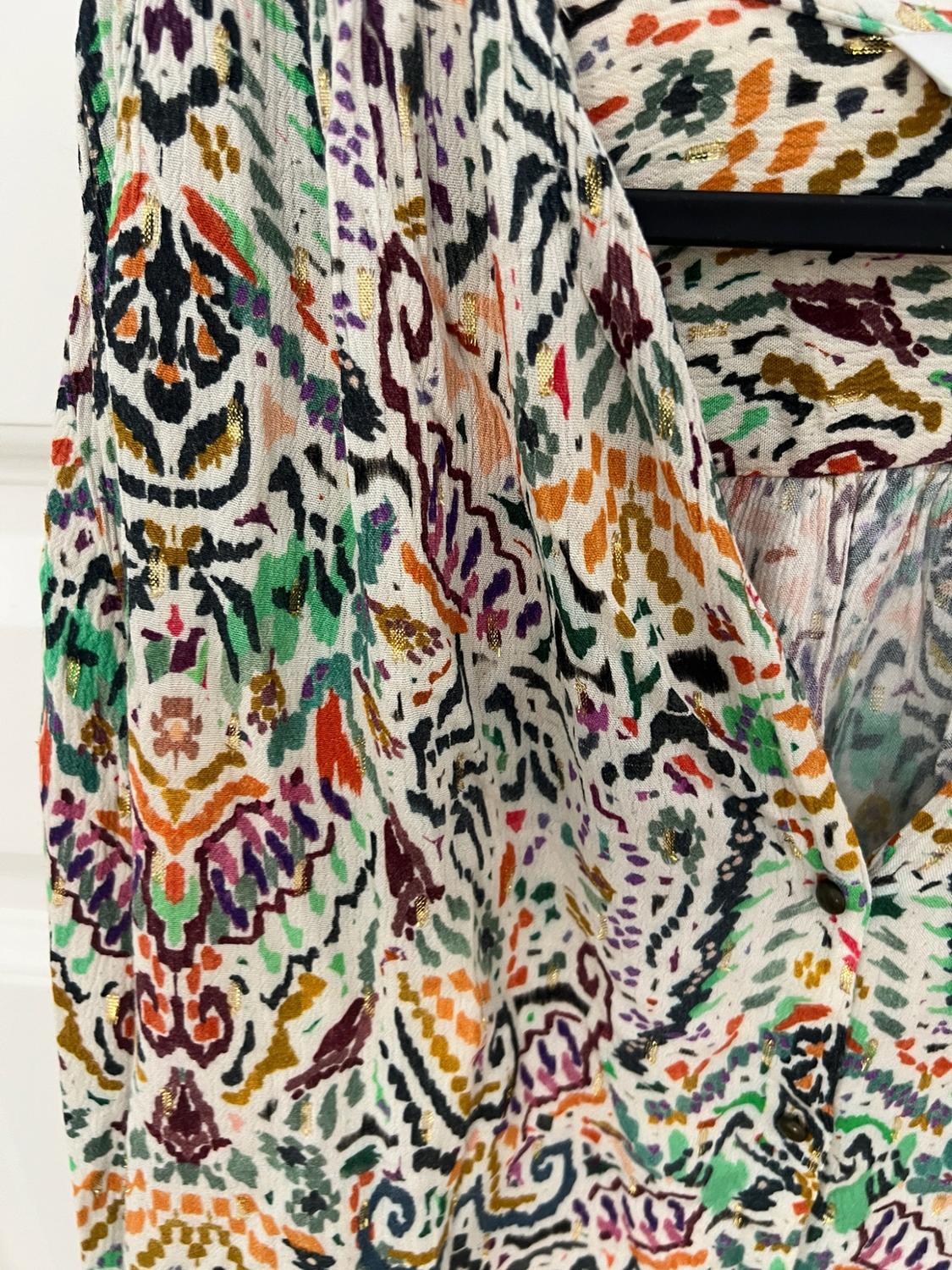 PRINTED VOLUMINOUS BLOUSE - Image 3