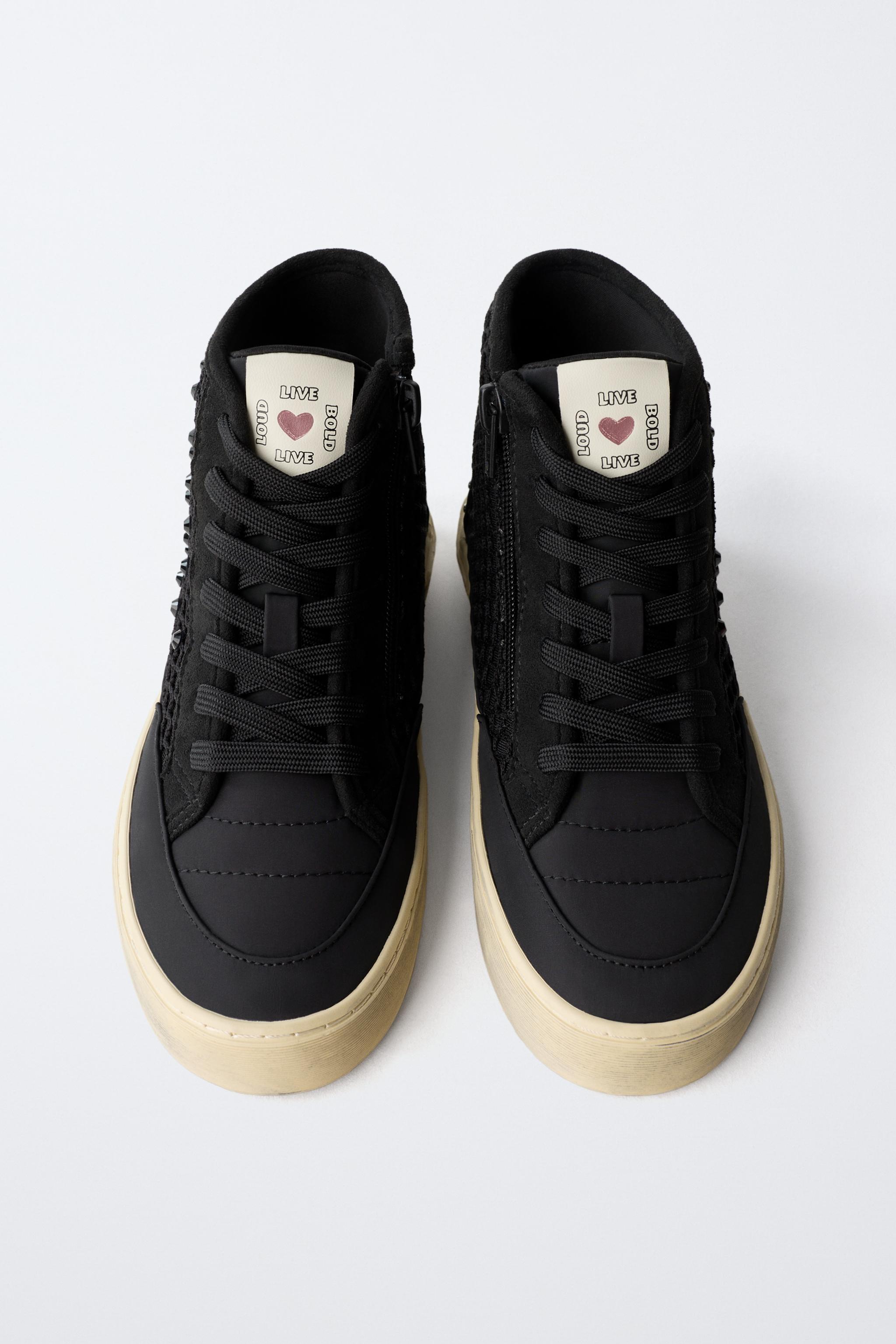 BASKETS MONTANTES STRASS