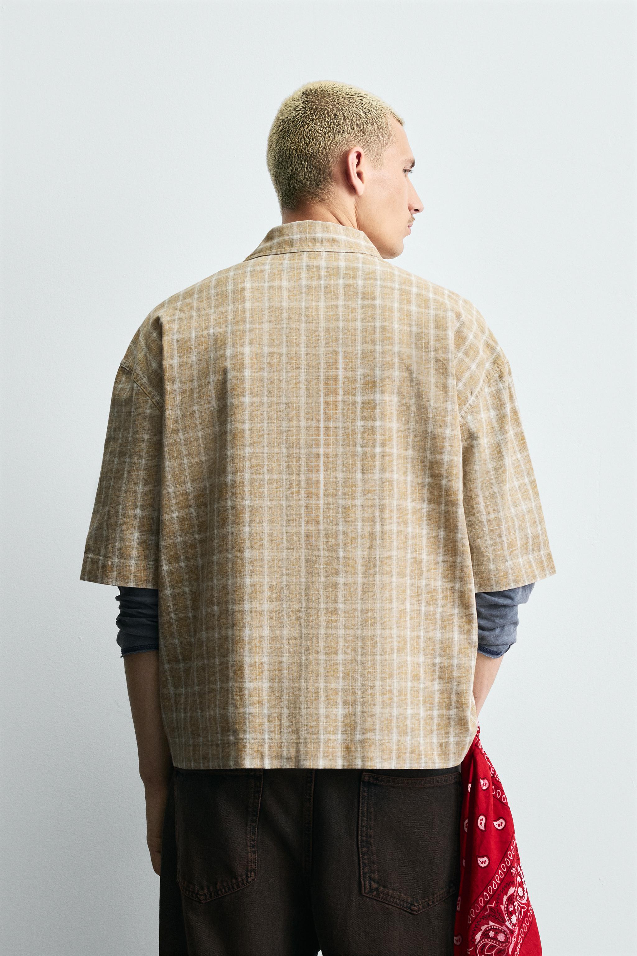 CHECKERED BOXY FIT SHIRT