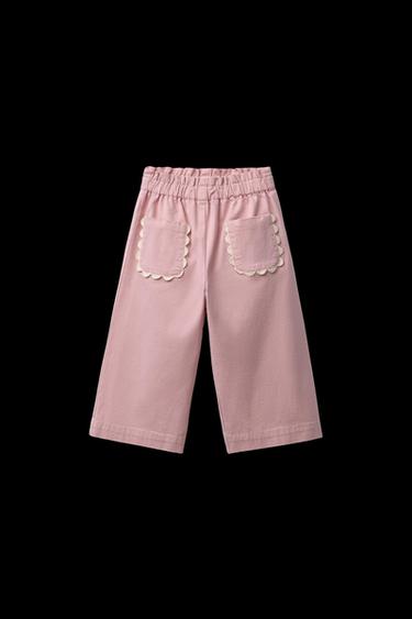 WAVY TRIM CULOTTES - Pink by Zara - Image 0