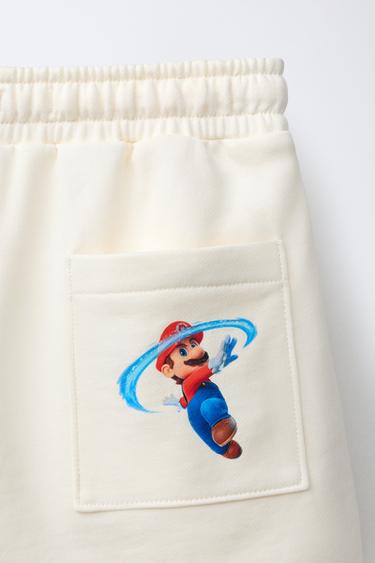 SUPER MARIO BROS.™ & © NINTENDO BERMUDA SHORTS - Ecru by Zara - Image 3