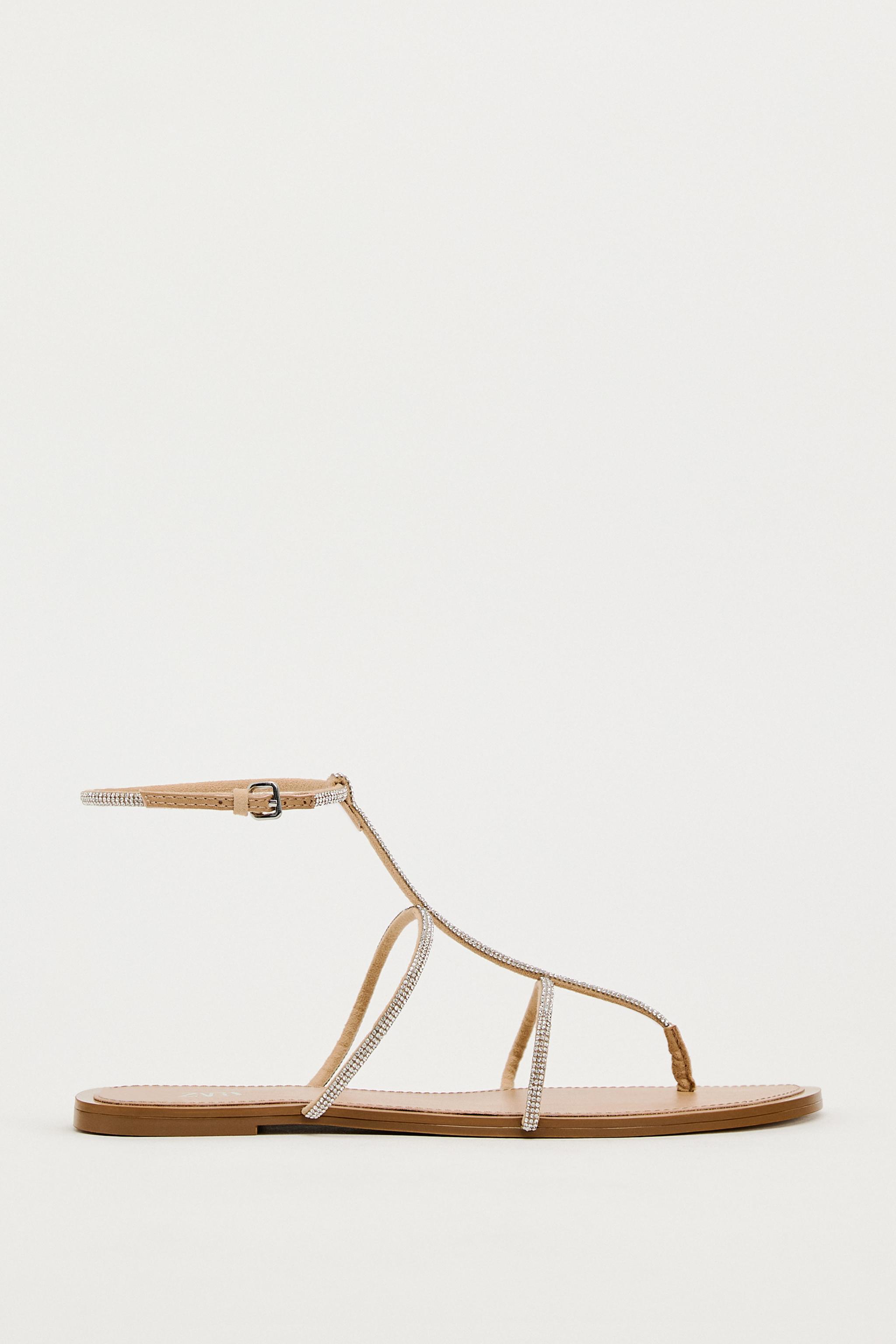 Sandalias amarillas online zara