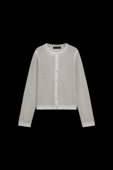 FADED EFFECT CARDIGAN - Grey by Zara - Image 0