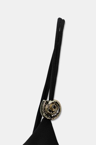 BODY FORNITURA POLIAMIDA - Negro de Zara