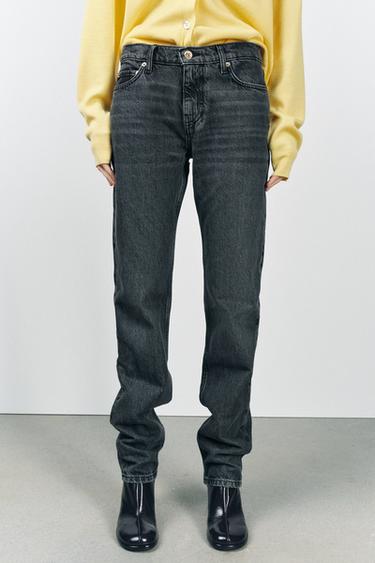 JEAN ZW COLLECTION DROIT TAILLE BASSE - Noir de Zara - Image 3