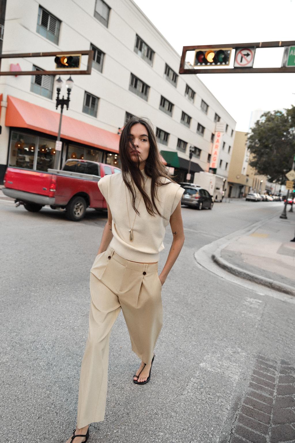 STRAIGHT LEG CHINO PANTS - image 2