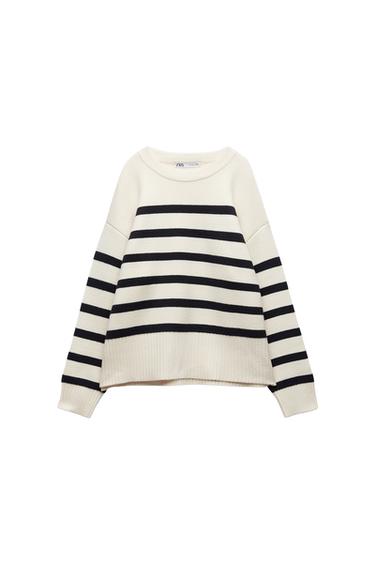 STRIPED KNIT SWEATER