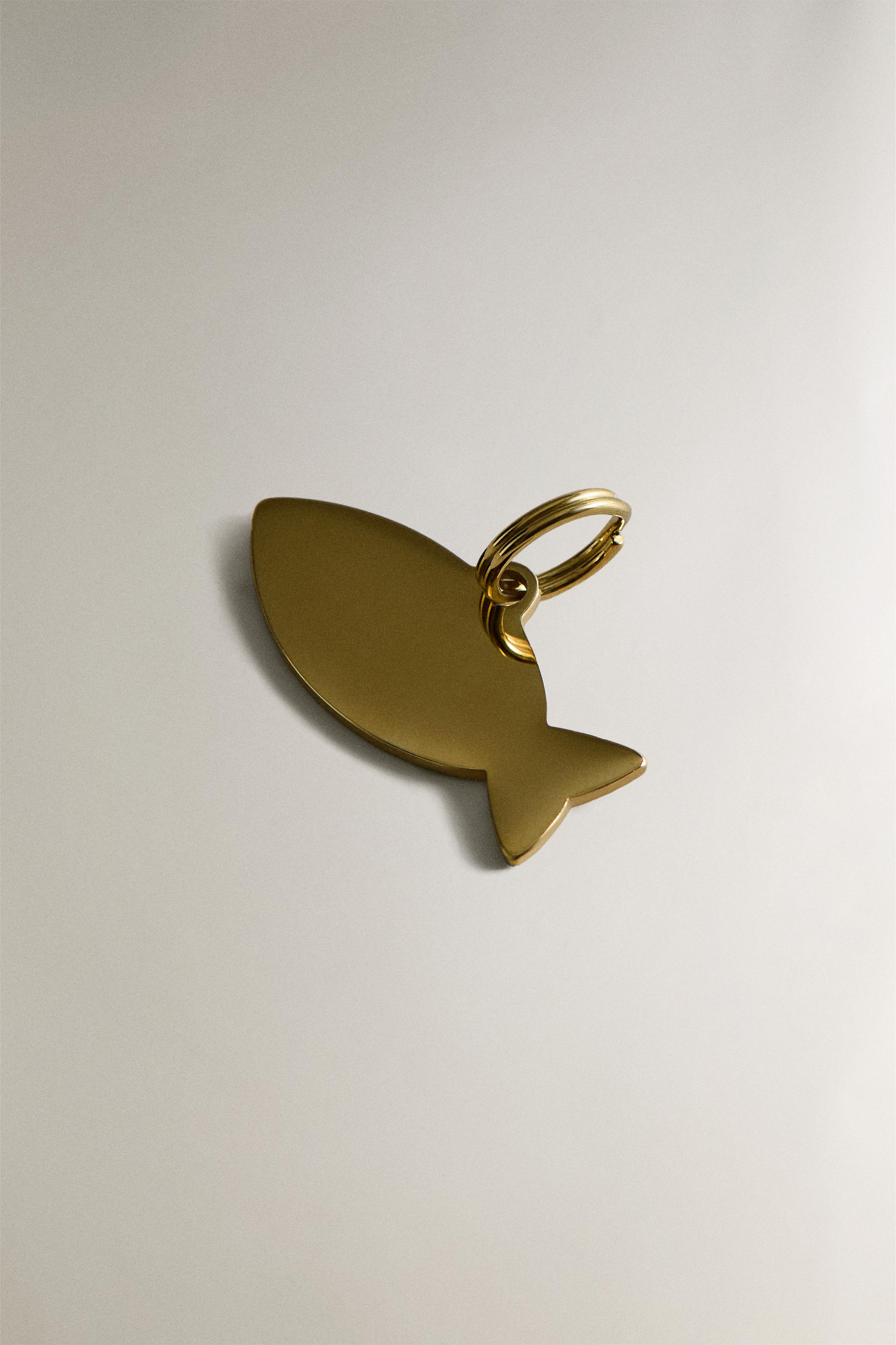 STAINLESS STEEL FISH PET CHARM