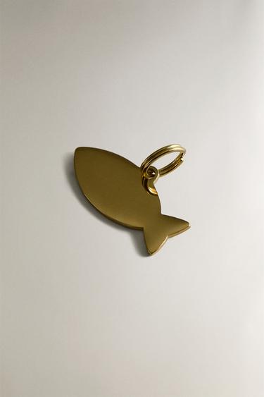 CHARM POISSON ACIER INOXYDABLE POUR ANIMAUX - Or de Zara - Image 1