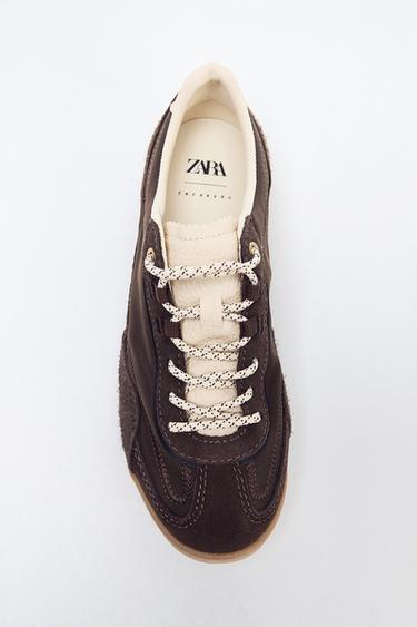 ZAPATILLA DEPORTIVA COMBINADA - Marrón de Zara