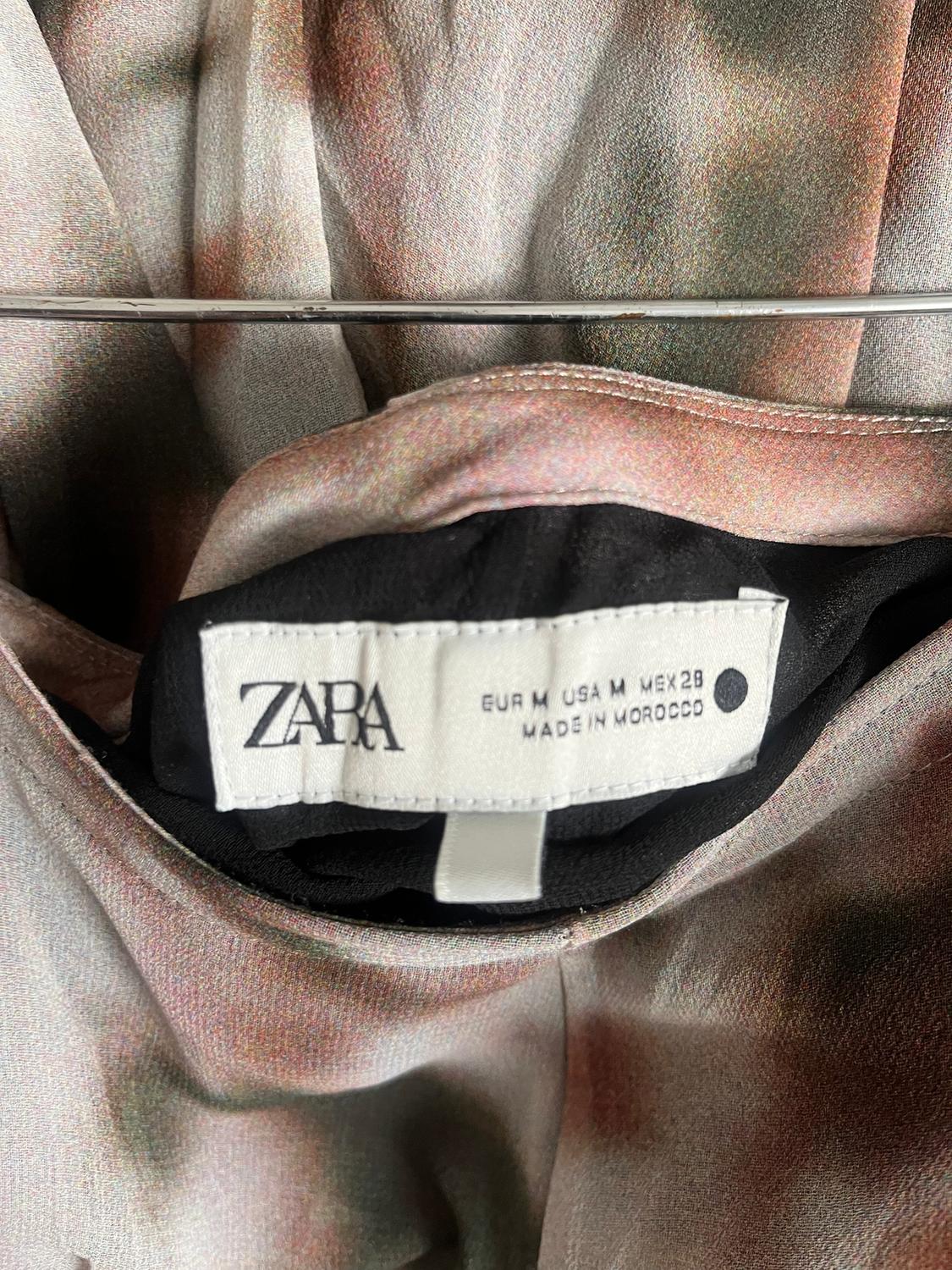 ZW COLLECTION PRINTED BOX PLEAT SKIRT - Image 4