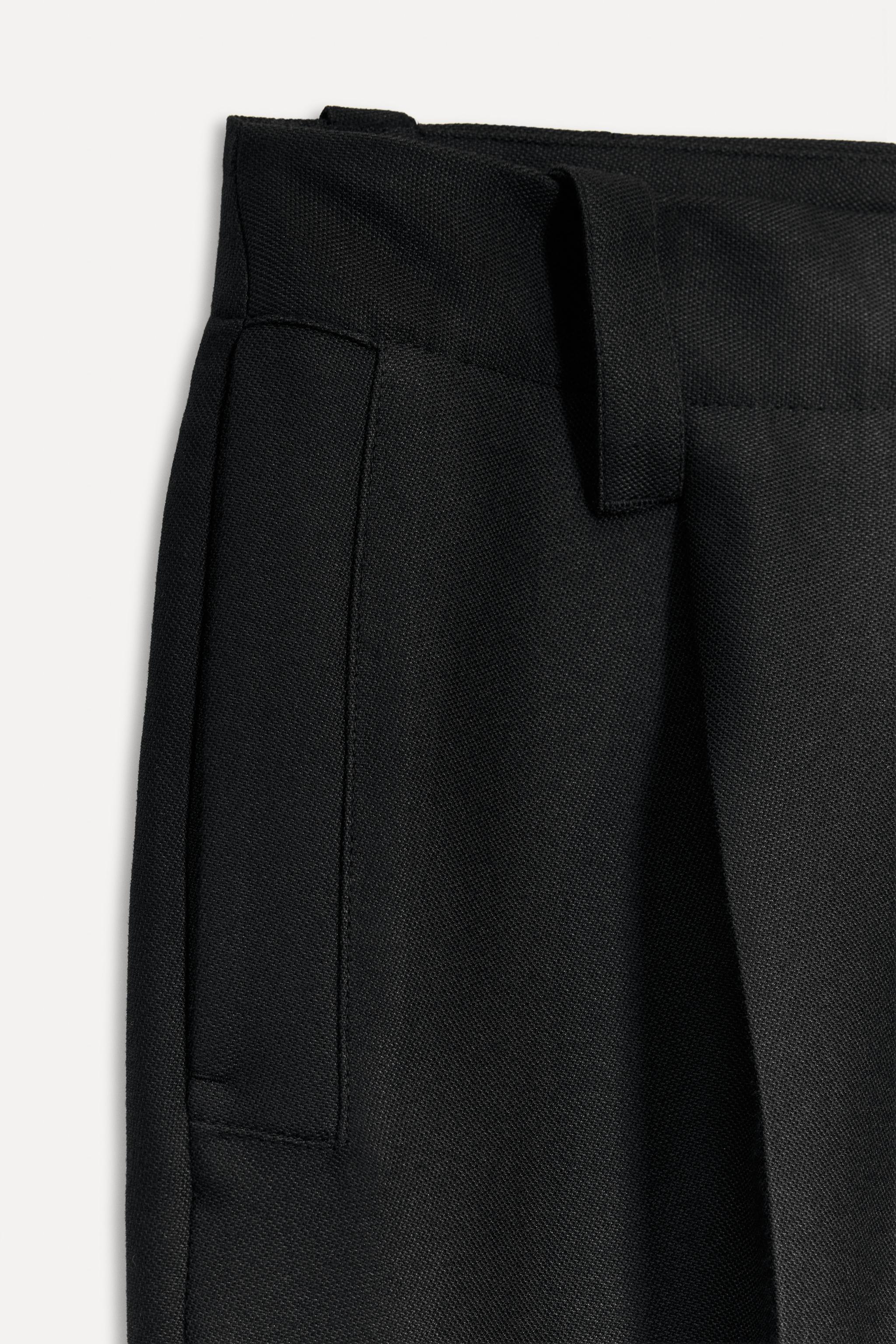 【ZARA】ダーツパンツ 50TH ANNIVERSARY ブラック 3420/602/800 ダーツパンツ 50TH ANNIVERSARY - ブラック | ZARA Japan / 日本