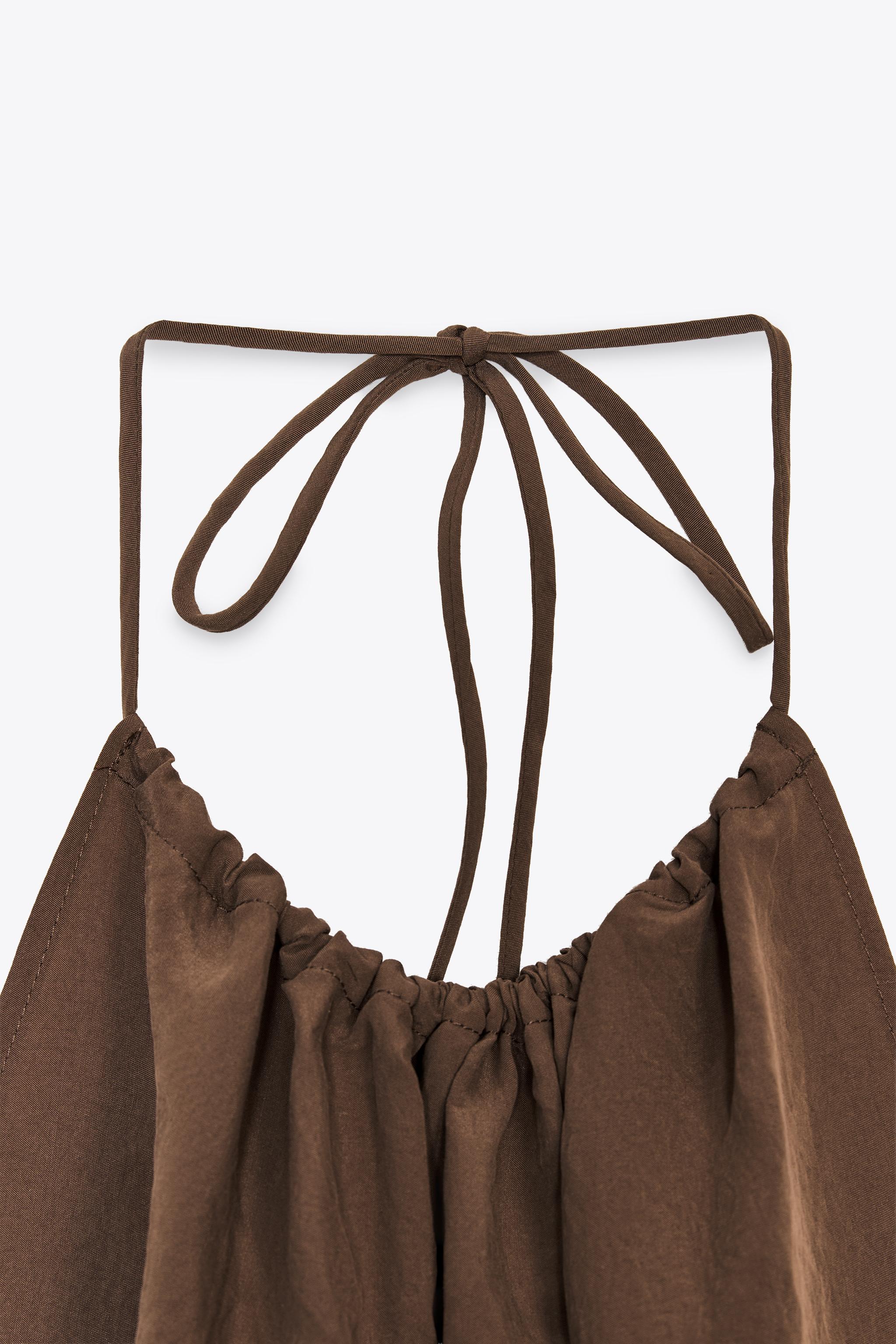 ROBE FLUIDE HALTER DOS NU