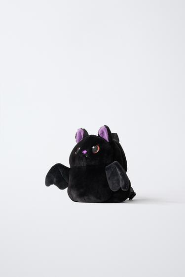 BAT FAUX-FUR BACKPACK — Blue 2