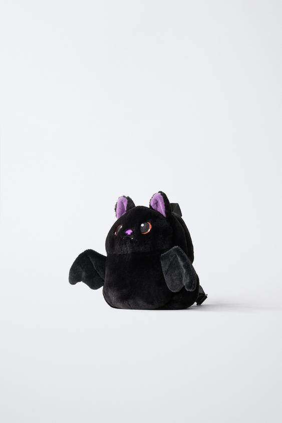 SAC À DOS CHAUVE-SOURIS EFFET FOURRURE - Bleu de Zara - Image 1