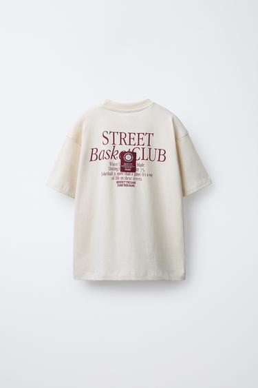PRINTED T-SHIRT - Ecru by Zara - Image 1