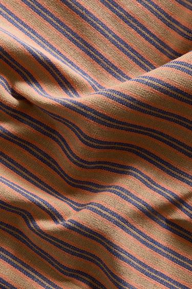 STRIPED SEERSUCKER NAPKINS (PACK OF 2) - Toffee by Zara - Image 3