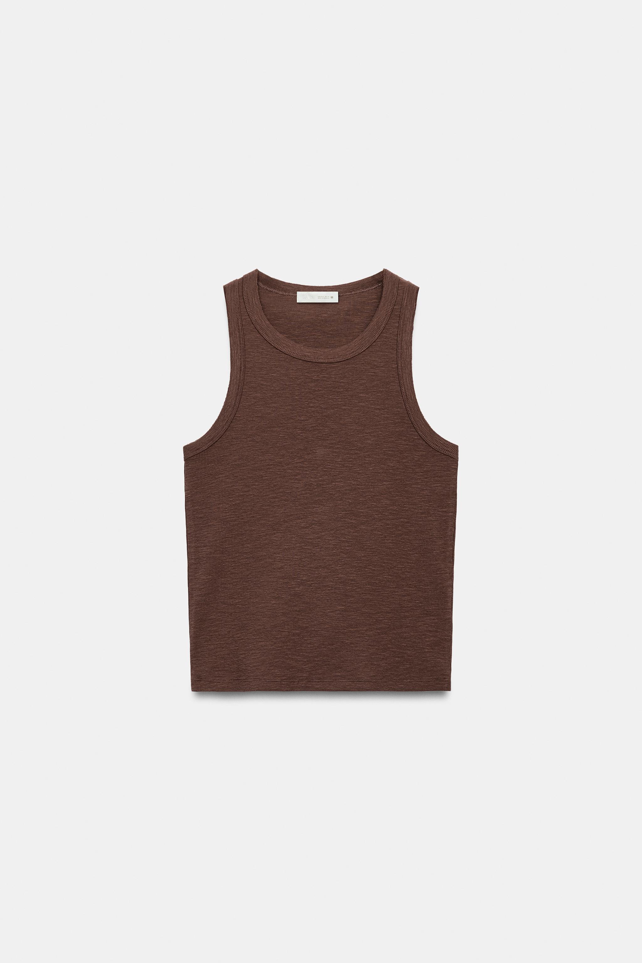 RIB SLEEVELESS TOP