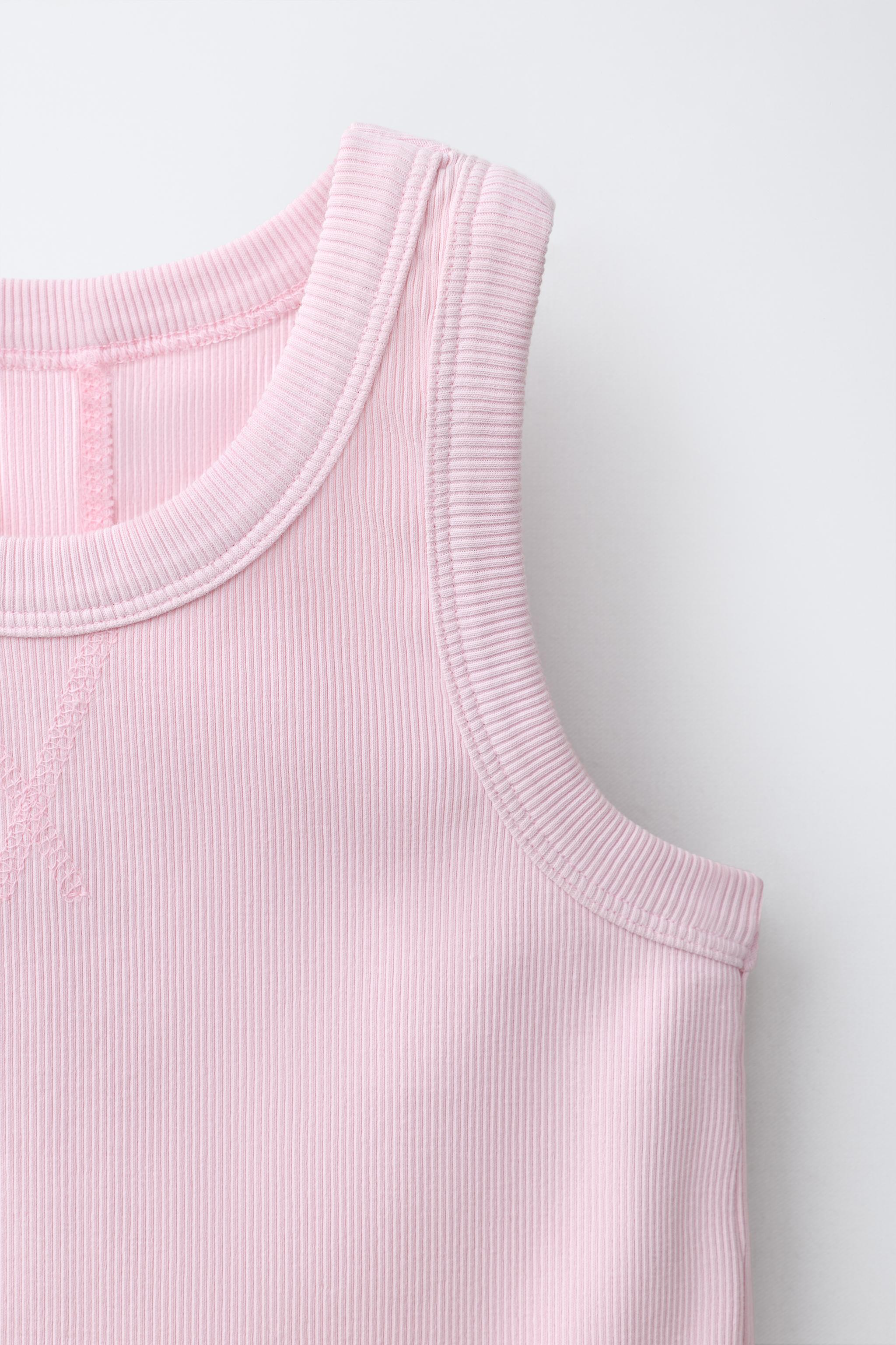 RIBBED WASHED TANK TOP AND BERMUDA SET
