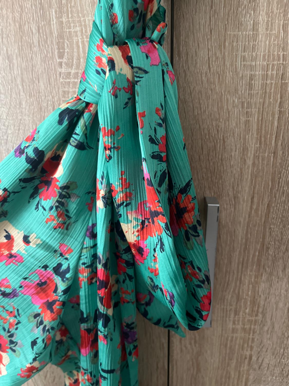 FLORAL PRINT WRAP JUMPSUIT - Image 4
