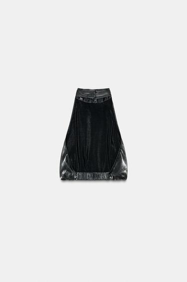 TOP HALTER ÉLASTIQUE - Noir de Zara - Image 7