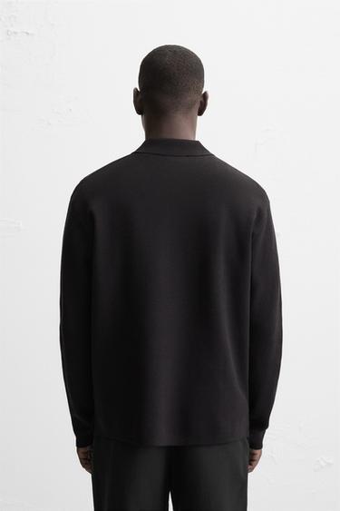 POLO MAILLE SOFT - Noir de Zara - Image 2