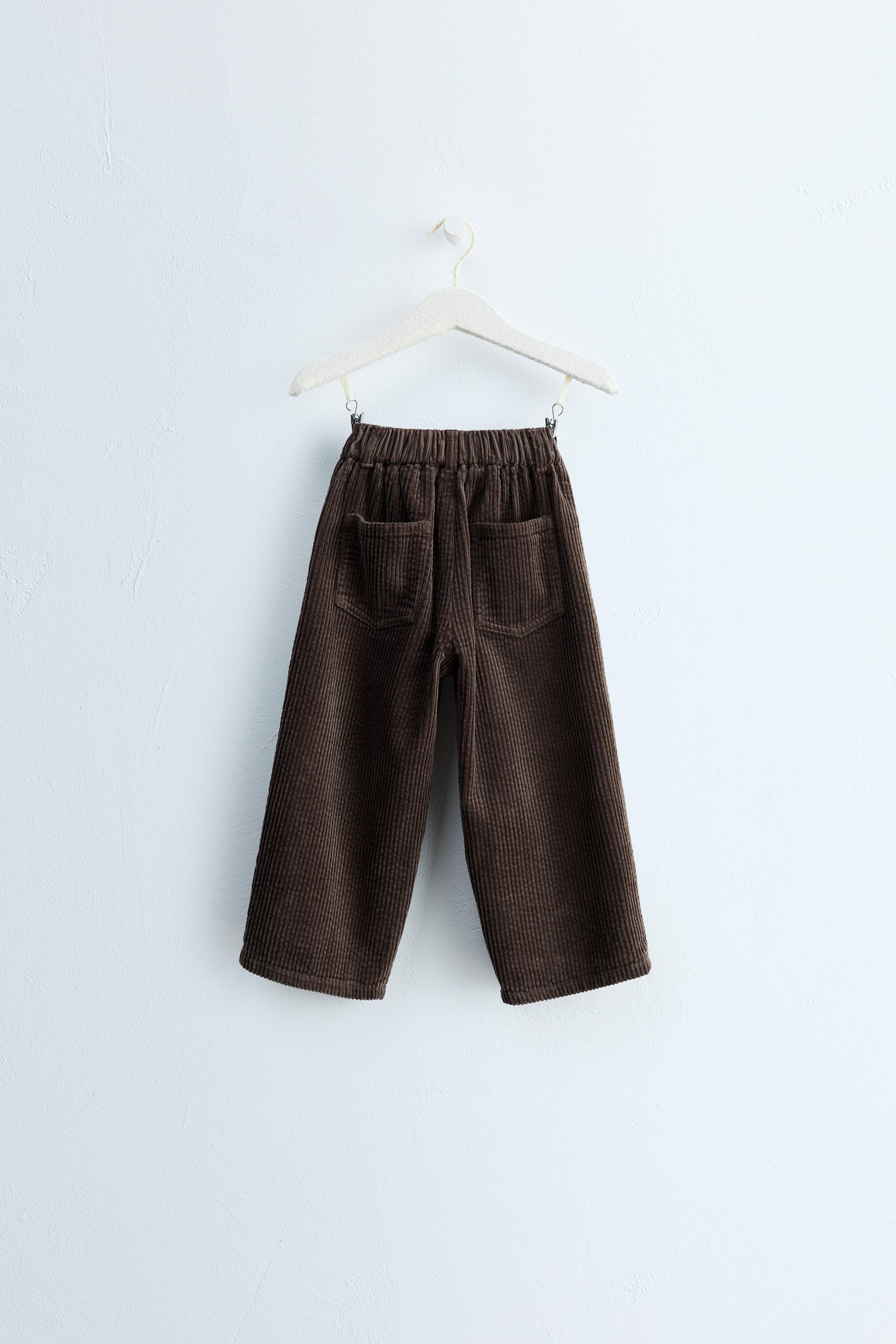 Zara Timeless - Straight-Fit Corduroy Pants
