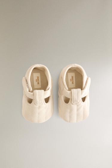 SANDAL-STYLE BOOTIES - Ecru White by Zara - Image 2